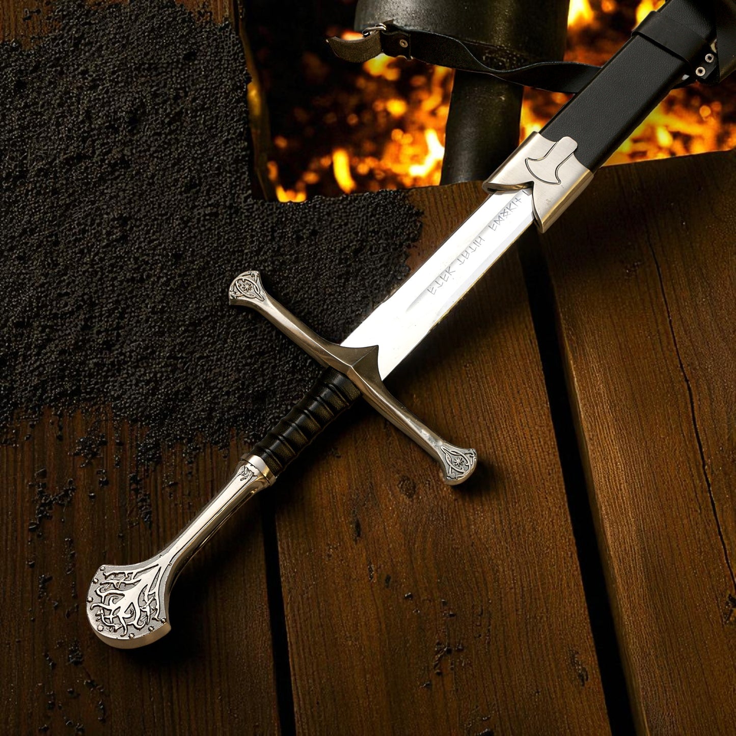 New Narsil Sword – Hand-Forged Stainless Steel Replica by Swords Empires