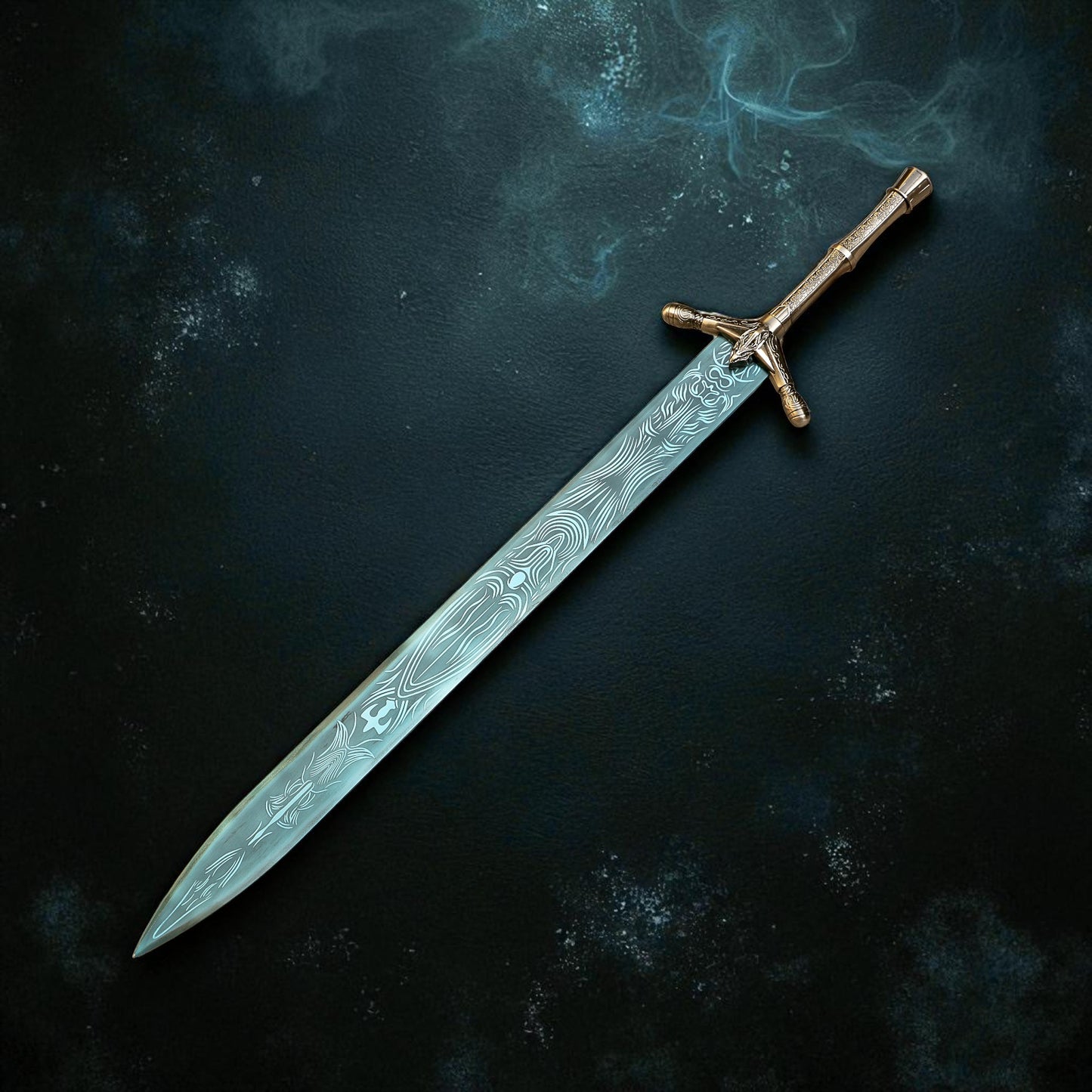 Hand-Forged Stainless Steel Moonlight Sword