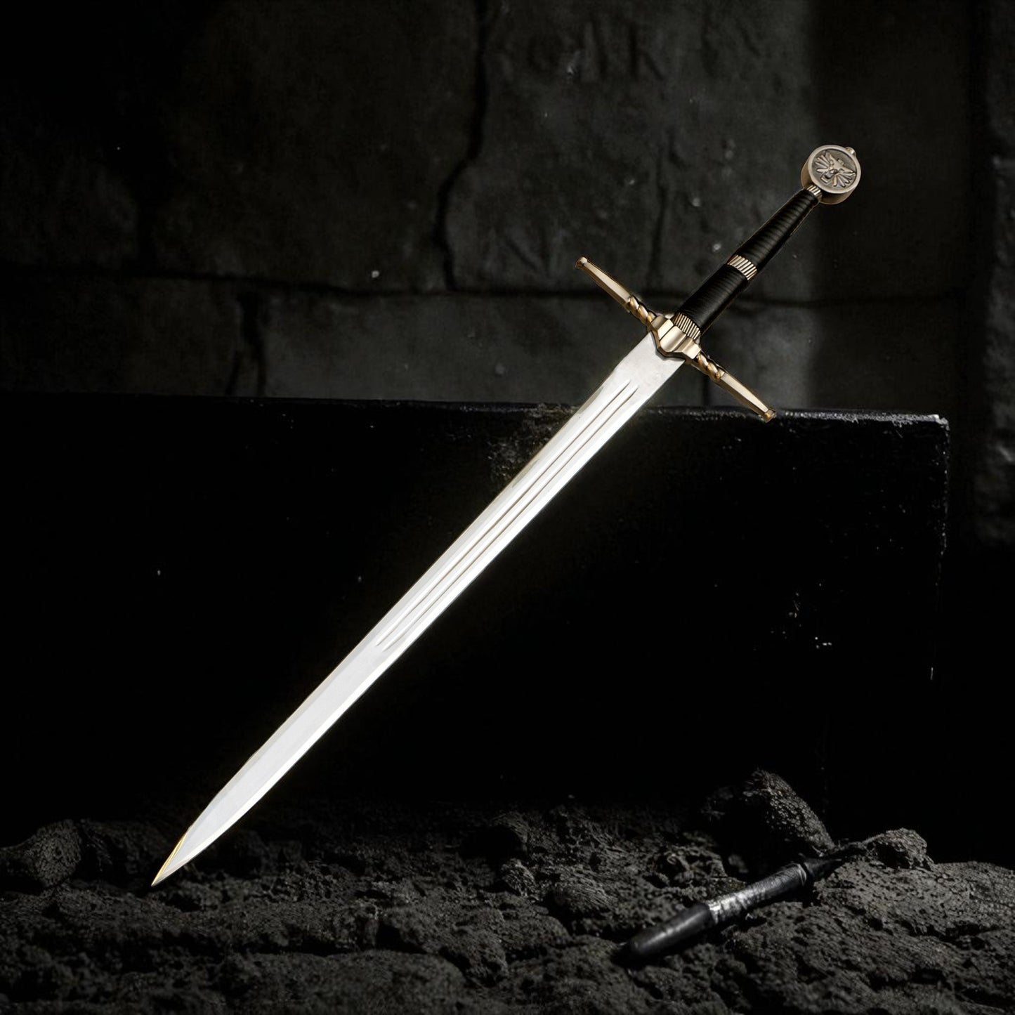 Hand-Forged Stainless Steel Witcher wolf Sword