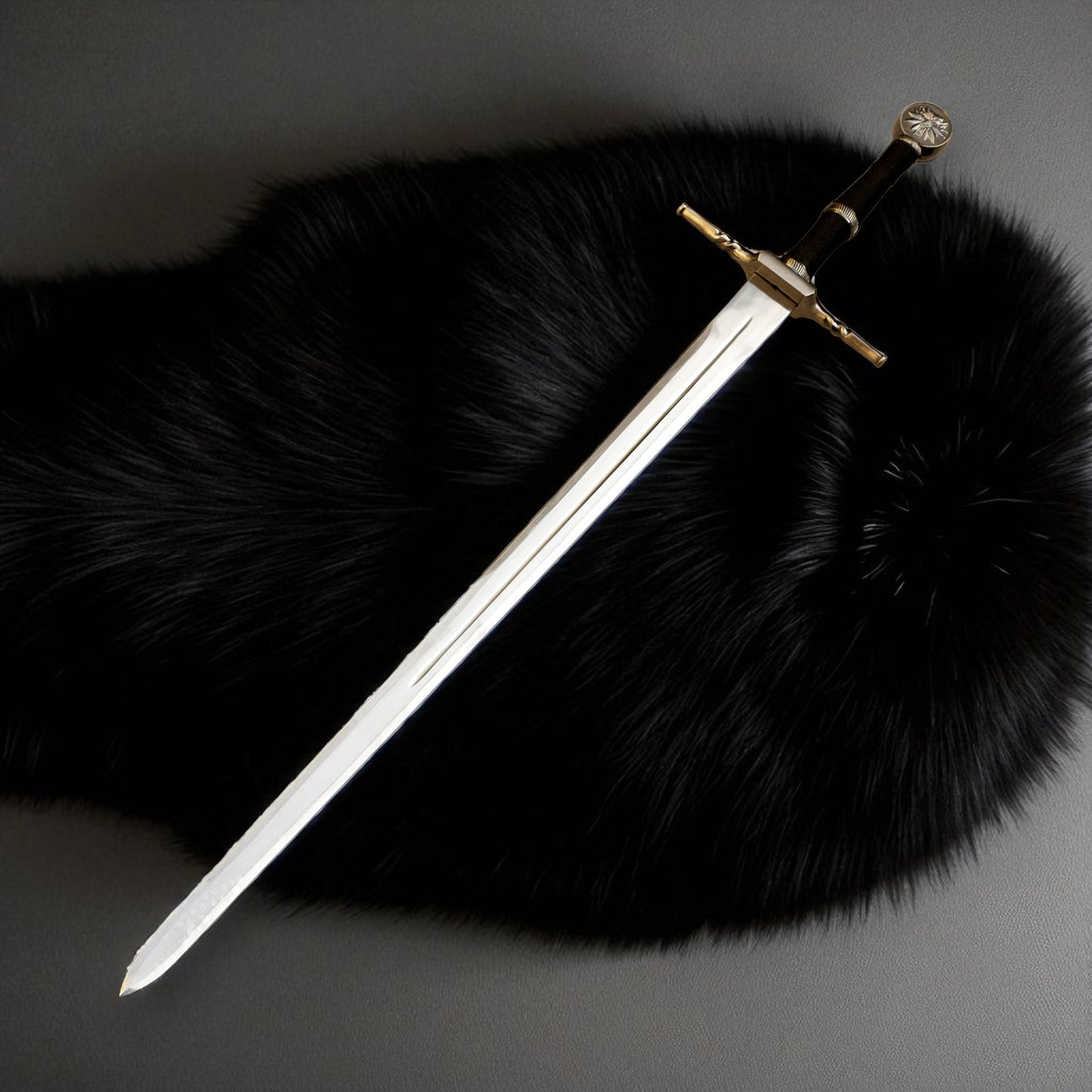 Witcher Steel Sword – Hand-Forged Stainless Steel Edition