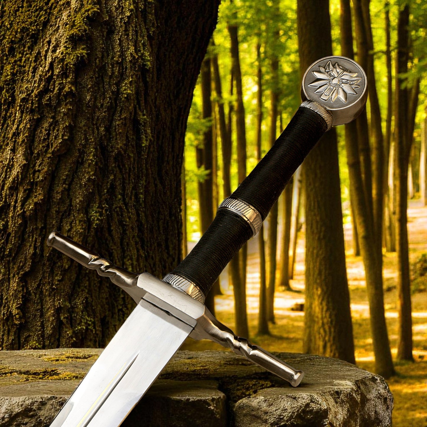 Witcher Steel Sword – Hand-Forged Stainless Steel Edition
