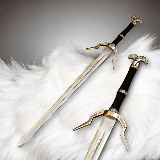 Witcher Silver Sword – Hand-Forged Stainless Steel Masterpiece