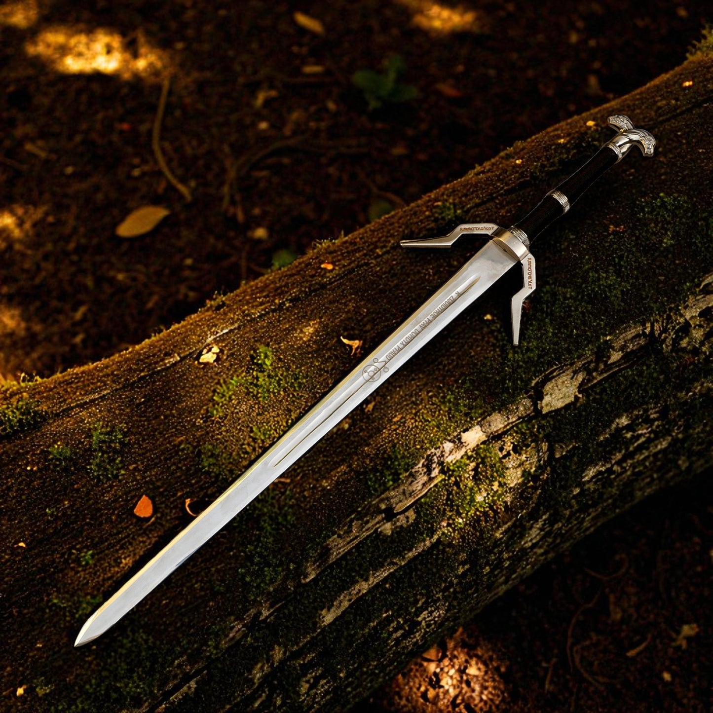 Witcher Silver Sword – Hand-Forged Stainless Steel Masterpiece