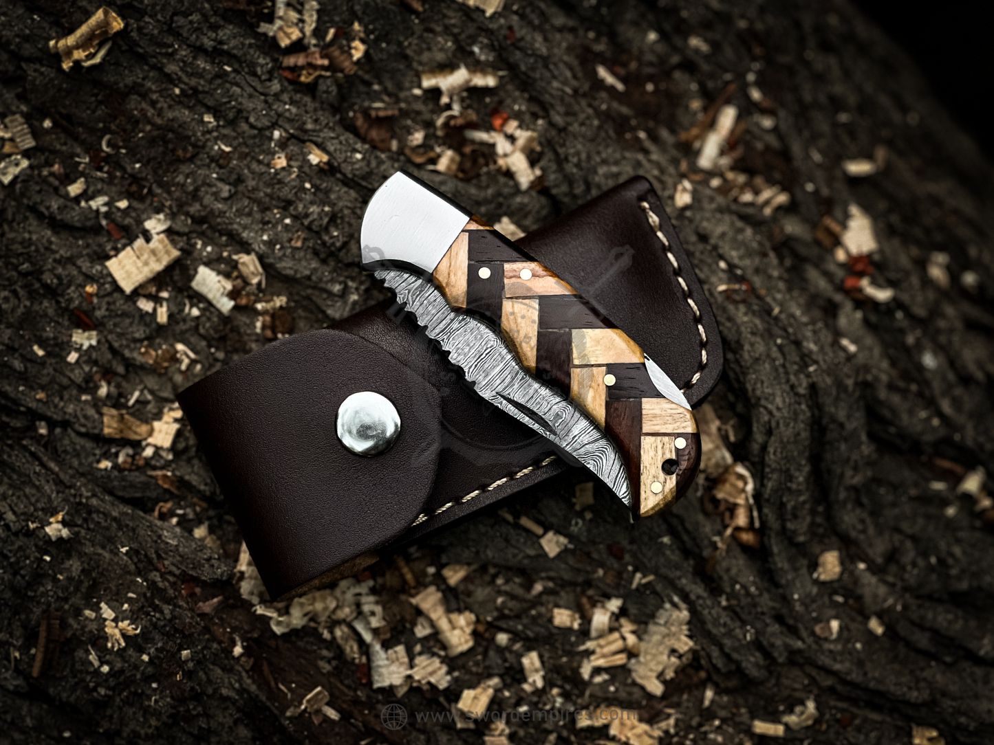 Hand-Forged Stainless Steel Narsil Sword – 42" Replica with Leather-Wrapped Scabbard