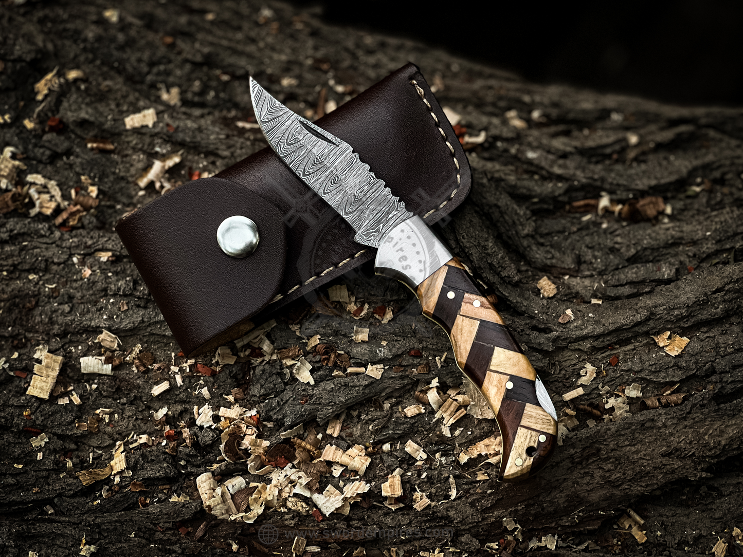 Hand-Forged Stainless Steel Narsil Sword – 42" Replica with Leather-Wrapped Scabbard