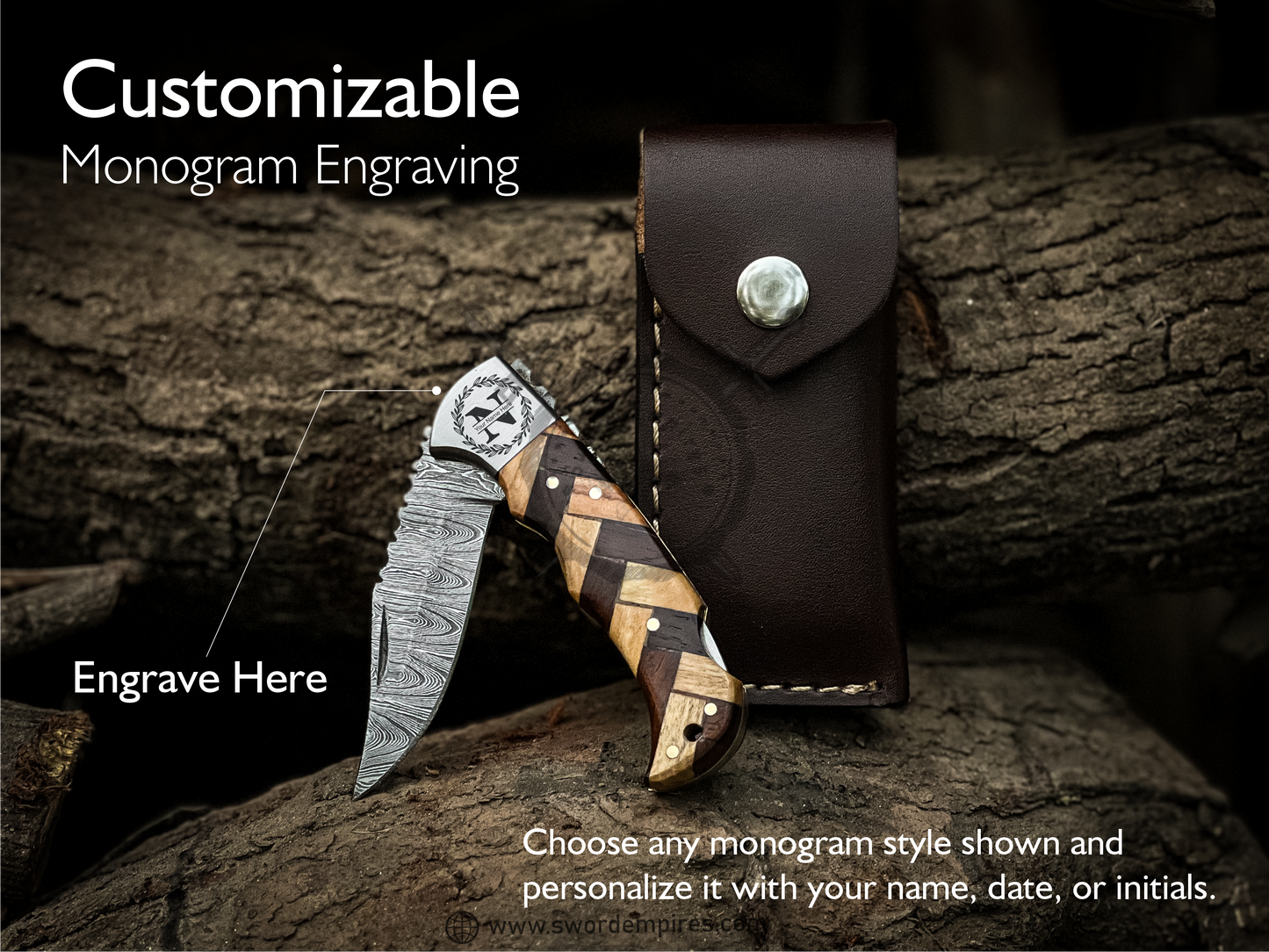 Hand-Forged Stainless Steel Narsil Sword – 42" Replica with Leather-Wrapped Scabbard